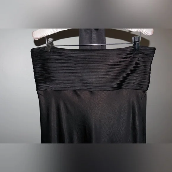 Runaway The Label Black Elsa Strapless Scarf Maxi Dress Women’s Size Medium - Picture 3 of 5